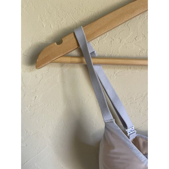 Victoria's Secret Underwire Plunge Bra 34C Dusty Blue - Picture 5 of 8